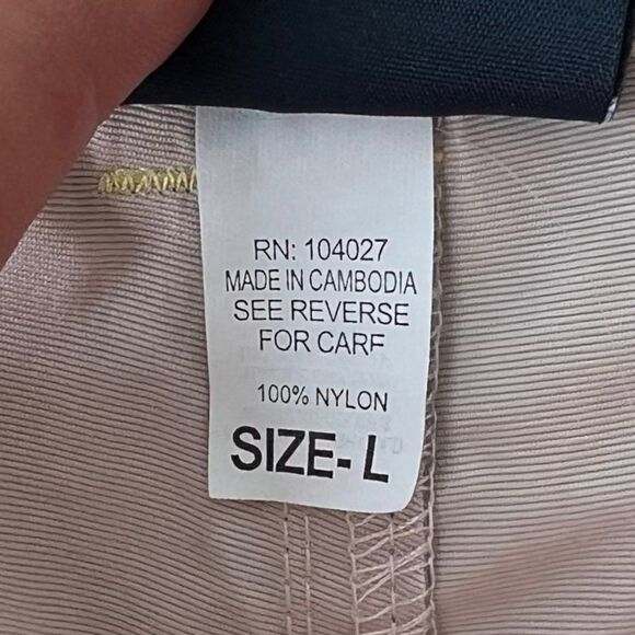 Old Harbor Outfitters OHO Cargo Swim Shorts Pink / Grey / Yellow Men's Large (L) - Picture 3 of 8